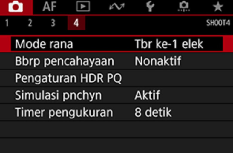 3. Atur Kamera ke Mode Prioritas Rana